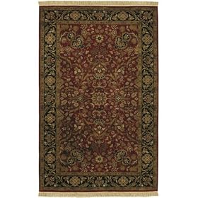 Salem Area Rug, 5'6X8'6, RED by Home Decorators Collection
