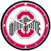 NCAA Ohio State Buckeyes Round Clock