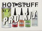 Hot Stuff Instant Glue Pro Kit (Includes CA Glues, Accelerator, Debonder, Extra Spouts)