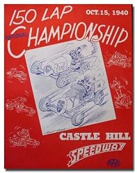 1940 Castle Hill Speedway Midget Racing Poster Print