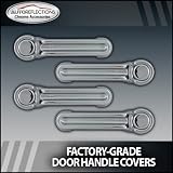 2008-2012 Jeep Liberty Chrome Door Handle Covers (4dr w o passenger keyhole)