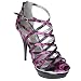 Liliana by Journee Womens Floral Strap Platform Heels