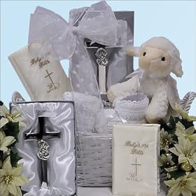 Bless This Baby Boy: Christening/Baptism Gift Basket