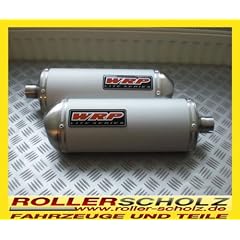 WRP AUSPUFF ALU PAAR KAWASAKI CRF CRE 250 CROSS