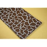 Giraffe Animal Print Table Cover 54" X 108" Medium Weight Plastic
