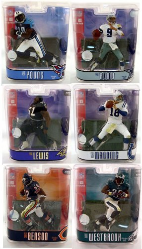 NFL series 15 Action Figure Set - 6 Football Figures by McFarlane Toys Sports Picks images