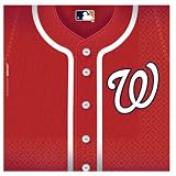 Lets Party By Amscan Washington Nationals Baseball - Lunch Napkins