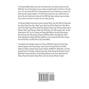 Recipes Healthy: Healthy Anti Inflammatory Foods, DASH Diet and Blood Type Recipes