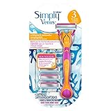 UPC 047400653955 product image for Gillette Simply Venus Refillable 3 Blade Razor with 4 Cartridges Refills - Pivot | upcitemdb.com