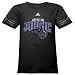 adidas Orlando Magic Youth Girls Basketball Fashion V-Neck Heathered T-Shirt - Black