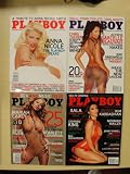 2007 complete year of Playboy, 12 issues. Kardashian, Beauvais, Alicia Machado, Amanda Beard, Pamela Anderson, Anna Nicole Smith, Mariah Carey, covers