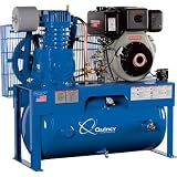 Quincy Air Master Reciprocating Air Compressor - 10 HP Yanmar Diesel Engine, Model# D207Y30HC