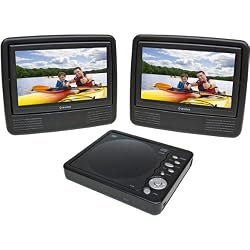 7 Dual Widescreen Portable DVD Player