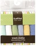 Kushies 6 Pack Wash Cloth Set