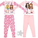 Lil' Bratz Stay Sweet Set of Two Cotton Pajamas for Girls
