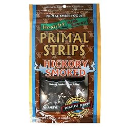 Primal Strips Meatless Jerky, Hickory Smoked Flavor, 4-Ounce Pouches (Pack of 12)