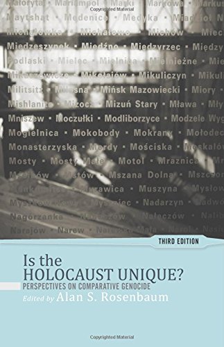 is the holocaust unique perspectives on comparative genocide