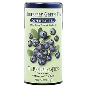 The Republic of Tea Blueberry Green Tea 50-Count