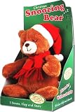 Review RSC  / Snoozing snoring moving Christmas themed teddy bear with batteries