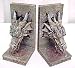 Medieval Dragon Head Bookends Book Ends Gothic