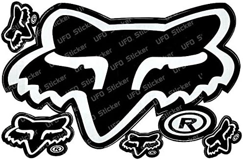 1 Atv Bike Car Moto Automotive RC Dunlop Honda Showa racing decing decal sticker FH002