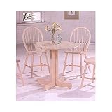 White Wash Drop Leaf Table
