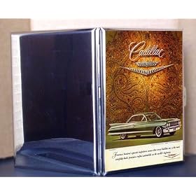 1961 Cadillac Vintage Advertisement Metal Cigarette Case ID Holder Wallet