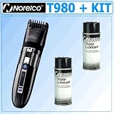 Philips Norelco T980 Turbo AccuVac Trimmer w/ 2 Cans of Lubricants