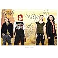 MY CHEMICAL ROMANCE SIGNED AUTOGRAPH PHOTO A4 12X8 INCHES PRINT POSTER GERRARD WAY