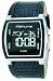 Kahuna KW06002G Mens digital black leather strap watch