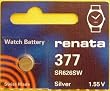 Renata Silver Oxide Watch Battery For 377 Button Cell