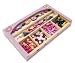 Toys : Melissa & Doug Happy Hearts Wooden Bead Set