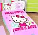 51IrS1M9x2L. SL75  Hello Kitty Smile Girls Pink Comforter Bedding Set Twin 6pcs