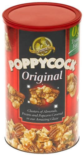 Poppycock, Original Clusters of Almonds, Pecans, and Gourmet Popcorn , 24-Ounce Canisters (Pack of 2)