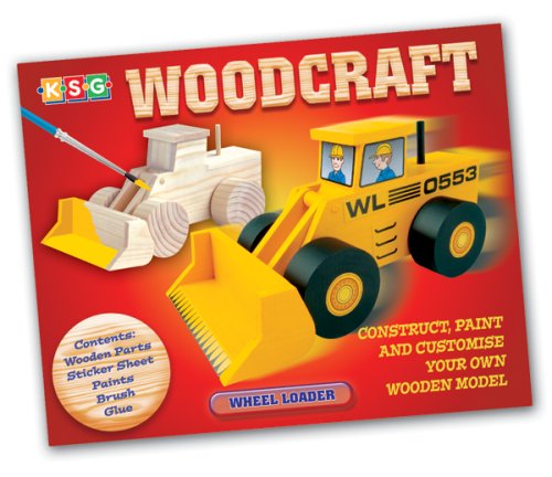 Childrens Toyshop  Toys : Woodcraft Wheel Loader