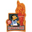 Simpsons Flaming Moe Sticker