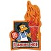 Simpsons Flaming Moe Sticker