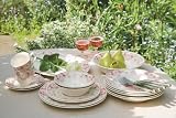 Napoleon Crockery - Pink - 4 Person Place Setting