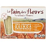 Le Pain des Fleurs Crispbread, Quinoa, 4.4 Ounce