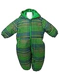 CHECK(チェック柄) アニマル ジャンプスーツ グリーン◇90cm