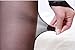 Queen.M Erotic Open Crotch Sheer Stocking Transparent Pantyhose Sexy Silk Socks,Black,One Size