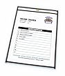 C-Line Stitched Shop Ticket Holders, 8.5 x 11 Inches, Both Sides Clear, 25 per Box (46911)