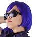 Blue Short Bob Cut Wig Full Wig Costume Cosplay Party