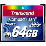 Transcend 64GB Compact Flash Memory Card 400x (TS64GCF400)