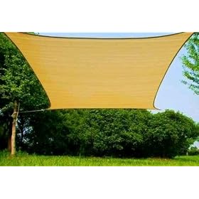Idirectmart Square Sun Shade Sail 11 Feet 5 Inches