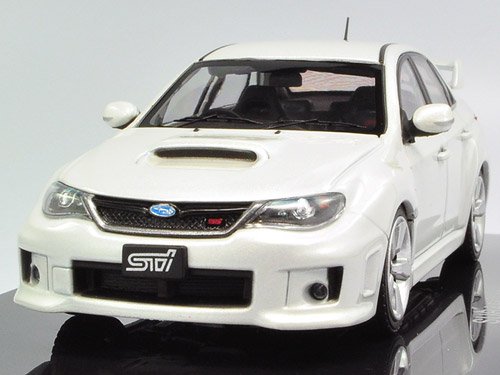 EBBRO 1/43 SUBARU WRX STI WHITE
