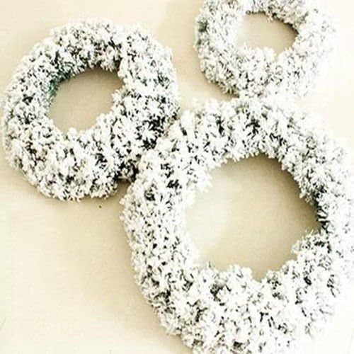 Dalakin Christmas decorations Festive site layout Christmas wreath of snowflakes50cm