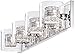 Possini Euro Design Wrapped Wire Modern Wall Light Polished Chrome Silver Hardwired 30 3/4
