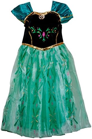 Girls Frozen Inspired Princess Dress Cosplay Costume (7/8, anna1)