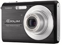 Casio EXILIM EX-Z75 Digitalkamera (7 Megapixel, 3-fach opt. Zoom, 6,6 cm (2,6 Zoll) Display) schwarz